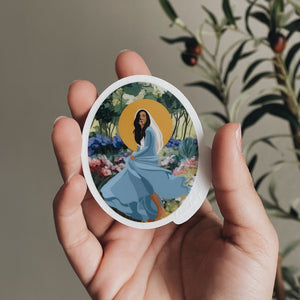 Our Lady of the Smile Sticker