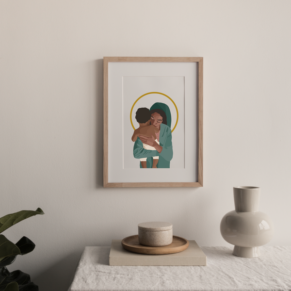 Madonna and Child of Soweto Print