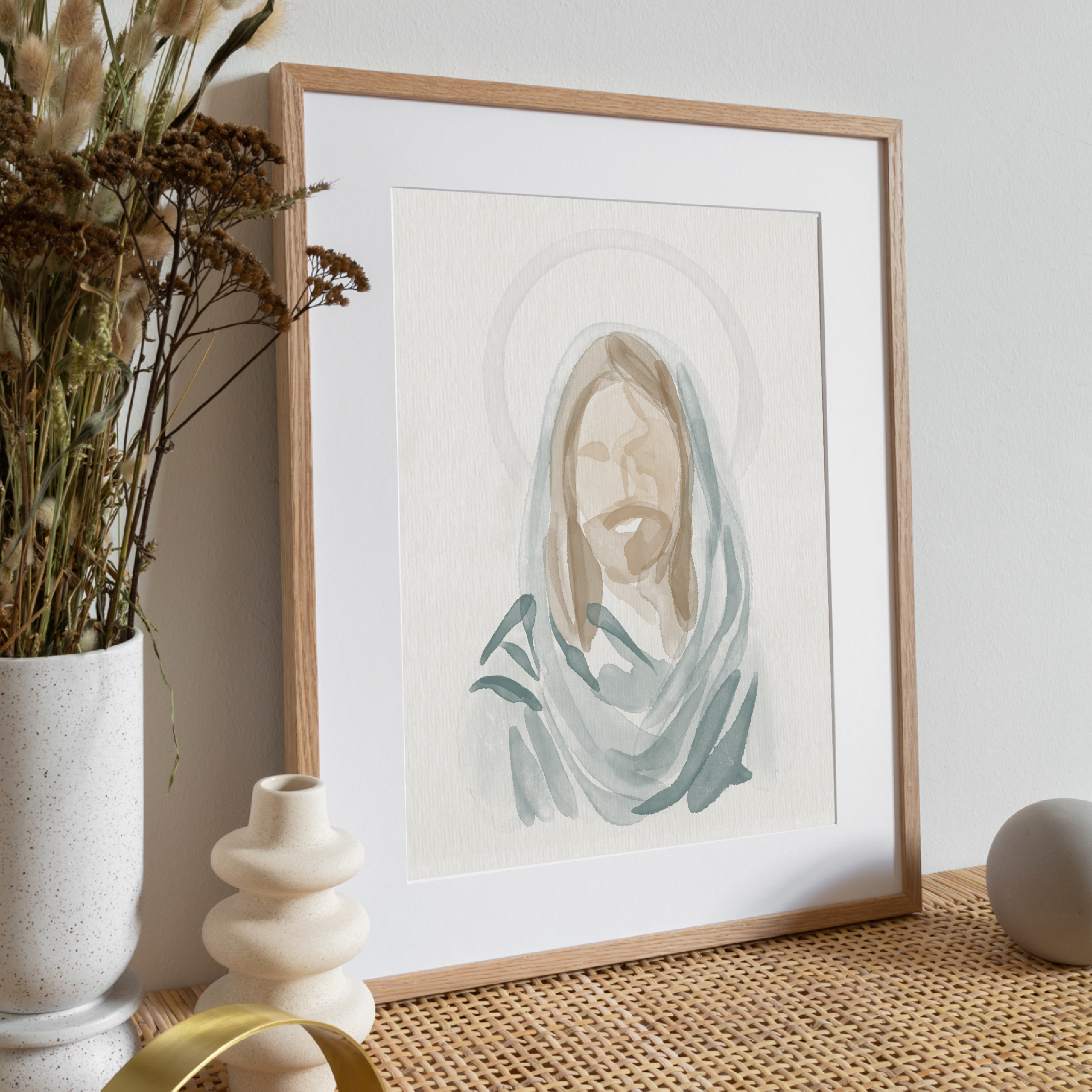 The Face of Jesus Print
